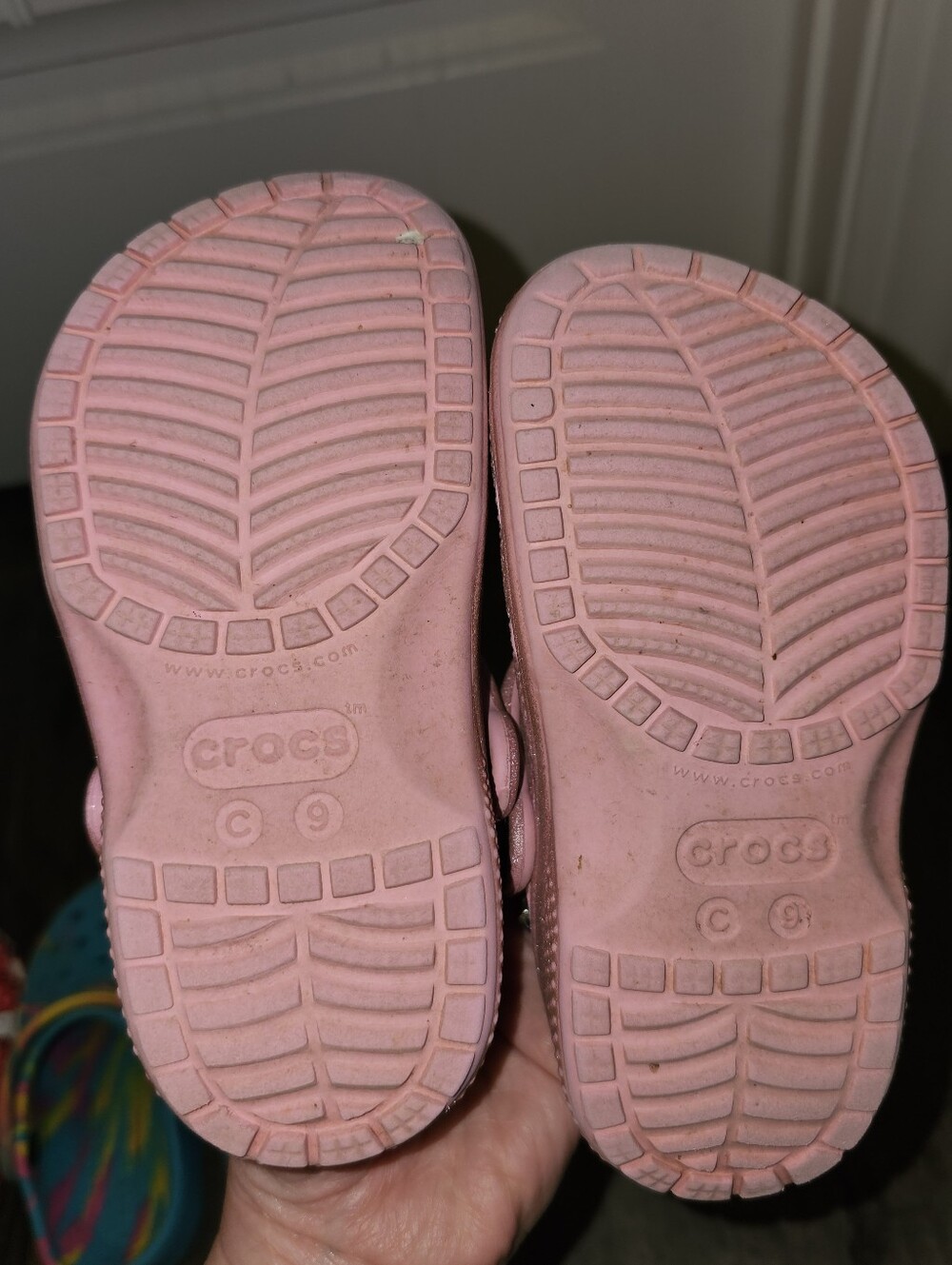Toddler Girl Crocs Size 9 - Picture 6 of 8